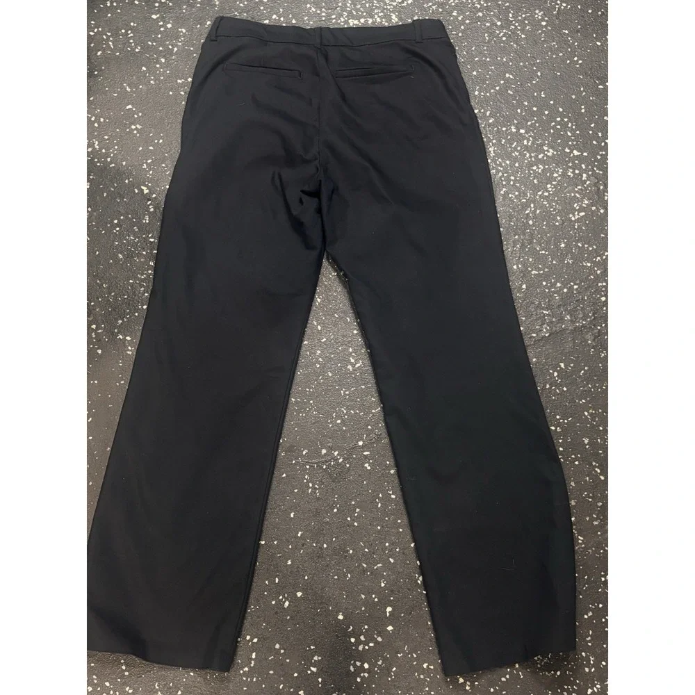 Lee Flex Motion Black Trousers Women Mid Rise Straight Flex 10‎ Short Flex Waist